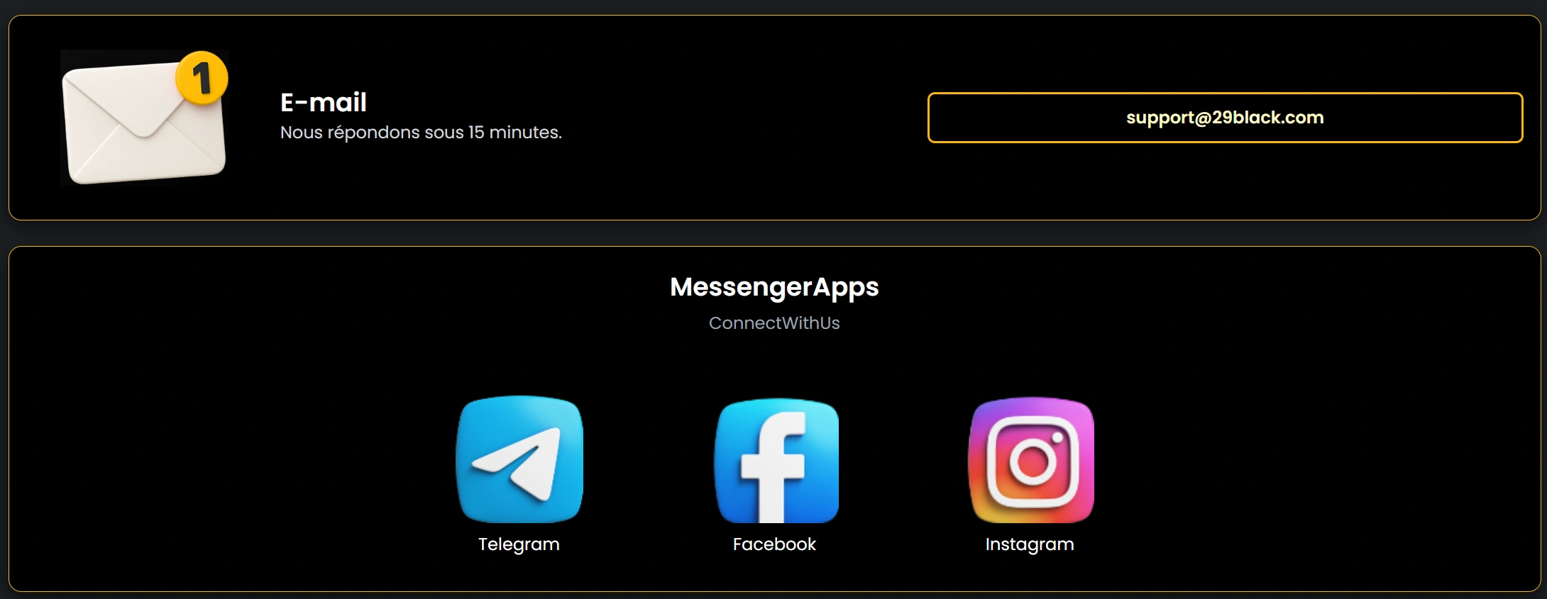 Casino 29Black Support